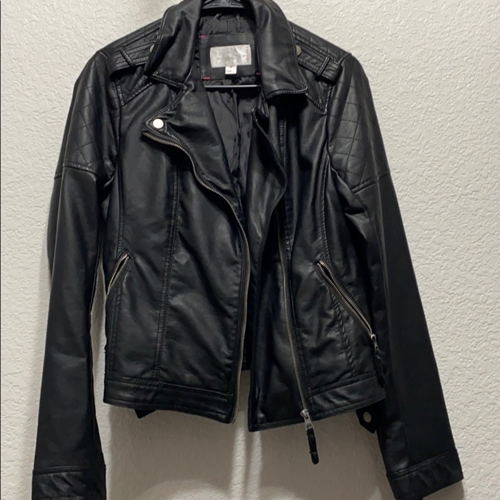 Moto Pleather Jacket